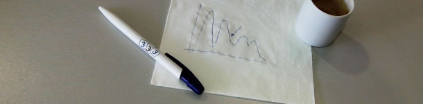 Una distribuci&oacute;n en la servilleta