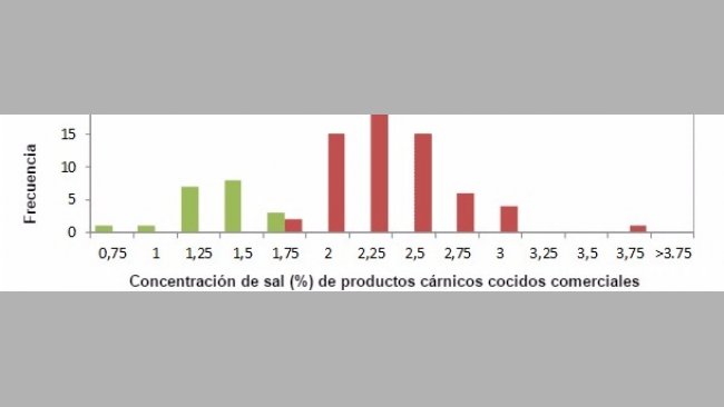 Distribución de la concentración de sal y impacto en la vida útil