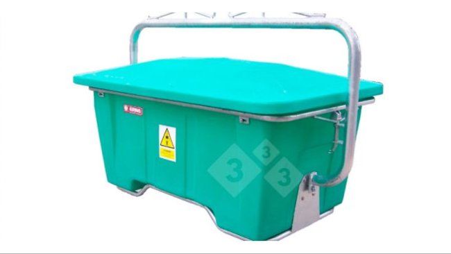 Figura 1. Recipiente para animais mortos, com trava. Fonte: 333shop.com