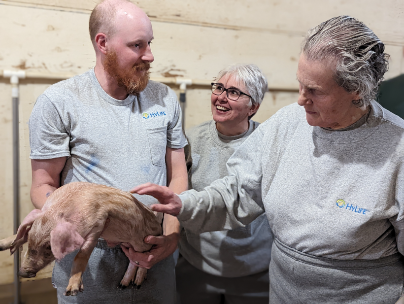 Figura 3. A rampa recebeu o endosso da&nbsp;Dra. Temple Grandin, uma not&aacute;vel especialista em comportamento animal.
