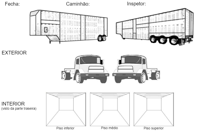 Foto 4: Exemplo de gr&aacute;ficos como parte da lista de verifica&ccedil;&atilde;o durante a auditoria visual.
