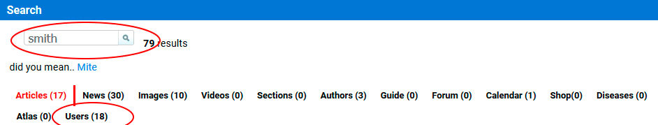 By using the search engine, you can find a specific user in 333
