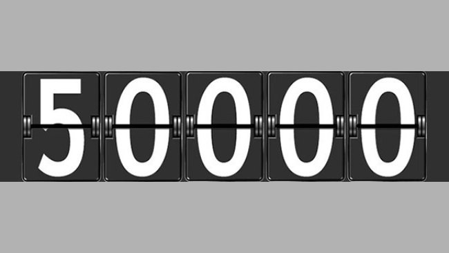 50000 registrierte Nutzer