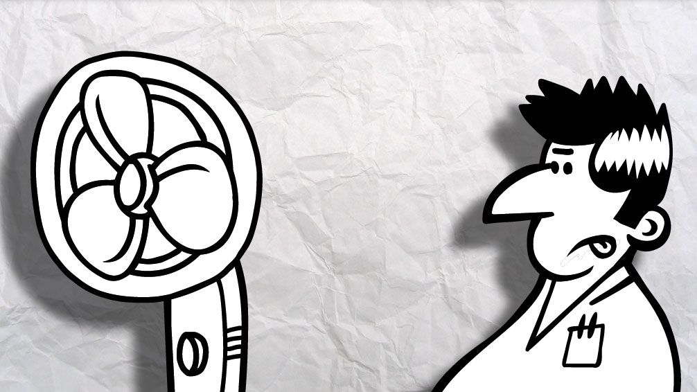 Kampf gegen die Hitzewelle ...
