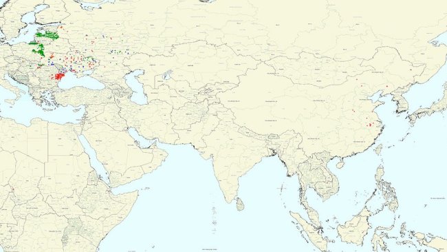 Aktueller Stand der ASP in Europa und Asien, OIE, 18.09.2018