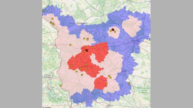 ASP in der Woiwodschaft Großpolen