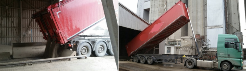 Imagen 1. Ejemplo de recepci&oacute;n de ingredientes a granel con m&iacute;nimo potencial de contaminaci&oacute;n. Europa.
