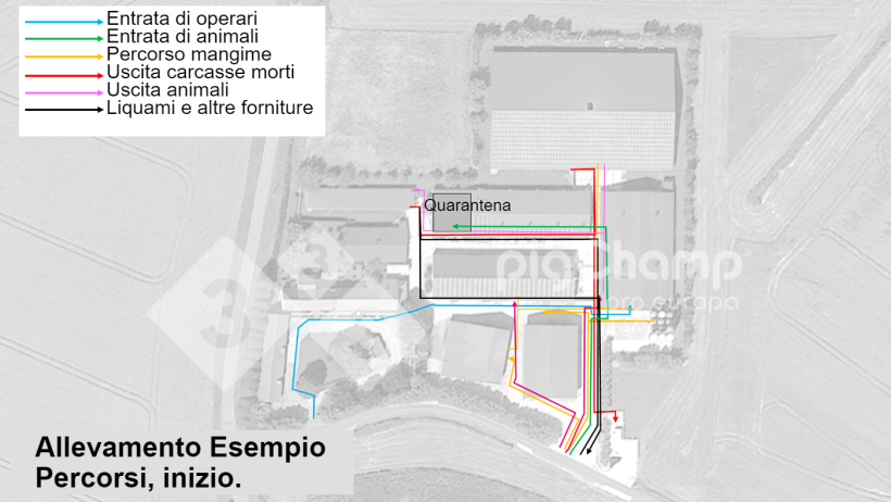 Immagine 1. Percorsi di movimento, punto di partenza
