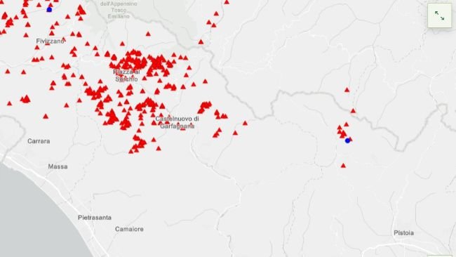 Focolaio San Marcello Piteglio, Provincia di Pistoia. Fonte: Bollettino Epidemiologico Nazionale.
