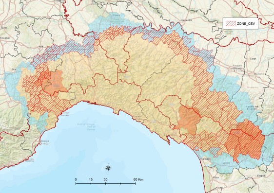 Zona CEV aggiornata al 29 luglio 2026. Fonte: Bollettino Epidemiologico Nazionale