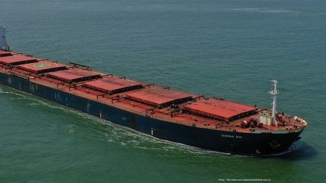 Barco capesize. Fuente: Piet Sinke, v&iacute;a Flicr