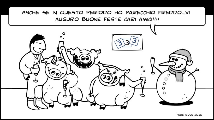 ¡El equipo de 333 os desea felices Fiestas!