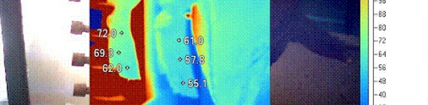 Puede utilizarse una c&aacute;mara termogr&aacute;fica para la optimizaci&oacute;n del chamuscado, al asegurar un calentamiento adecuado de toda la superf&iacute;cie de la canal, especialmente en parte anterior, donde la carga de Salmonella es mayor.