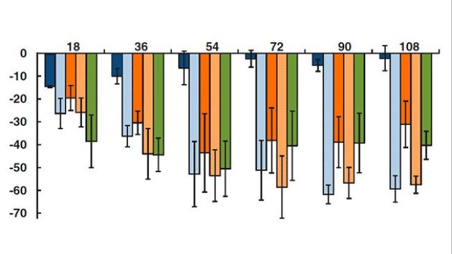 Cambios en la capacidad fagocítica de los macrófagos alveolares porcinos en diversos momentos post-infección por PCV2, PRRSv, PCV2 + PRRSv, PRRSv + PCV2, PCV2 + PRRSv
