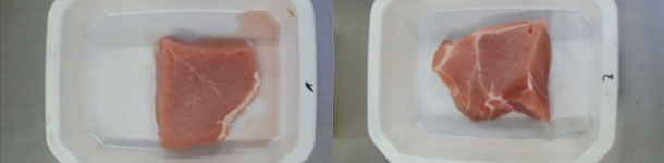 Envasado carne fresca