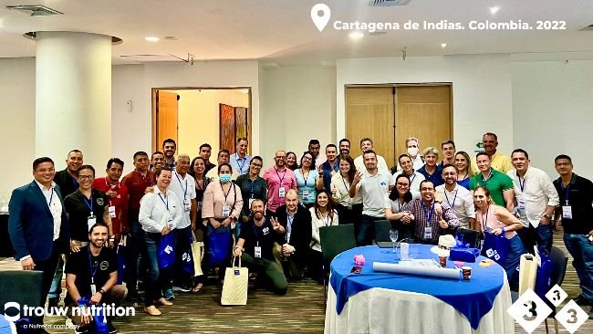 Asistentes a la World Dinner 333 by Trouw Nutrition en Cartagena, Colombia