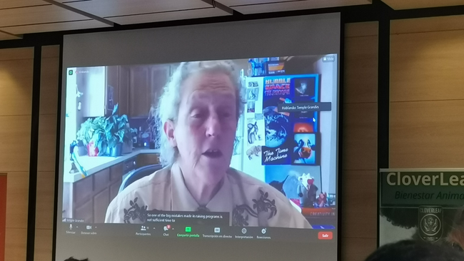 La Dra. Temple Grandin particip&oacute; con un conversatorio online sobre Bienestar Animal
