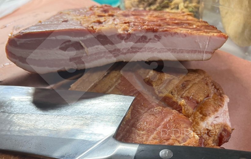 Figura 2. El bacon preparado por el autor, Dennis DiPietre.
