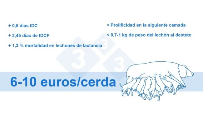Figura 4. Pérdida por cerda (cálculos propios)