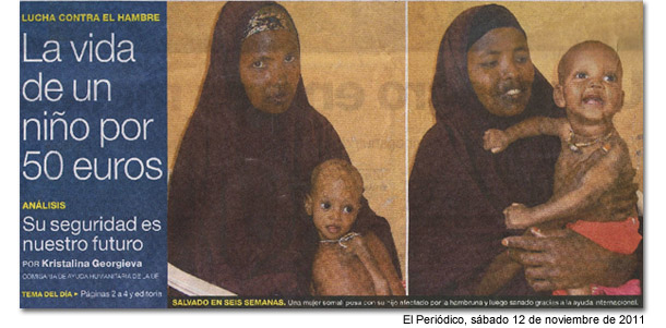 Fíjense en las imágenes de esta madre y su hijo, fíjense en sus caras