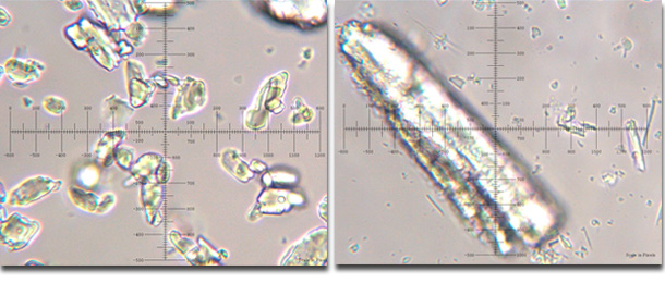 Ac. acetilsalicílico micronizado y no micronizado