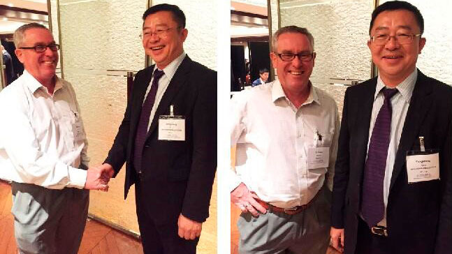 Dr Yongsheng Wang and Steven McOrist