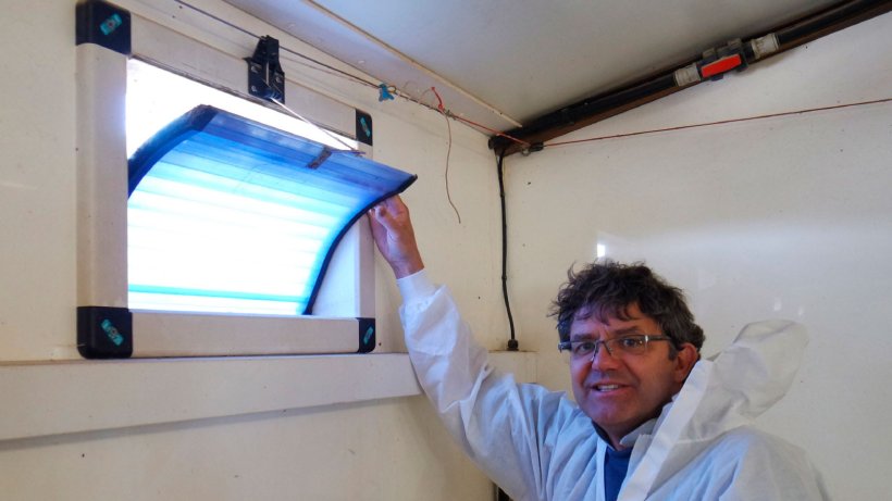 Pig farmers need to check that inlets like this open fully to allow emergency natural ventilation in the event of a power failure, especially in hot weather, says Tim Miller