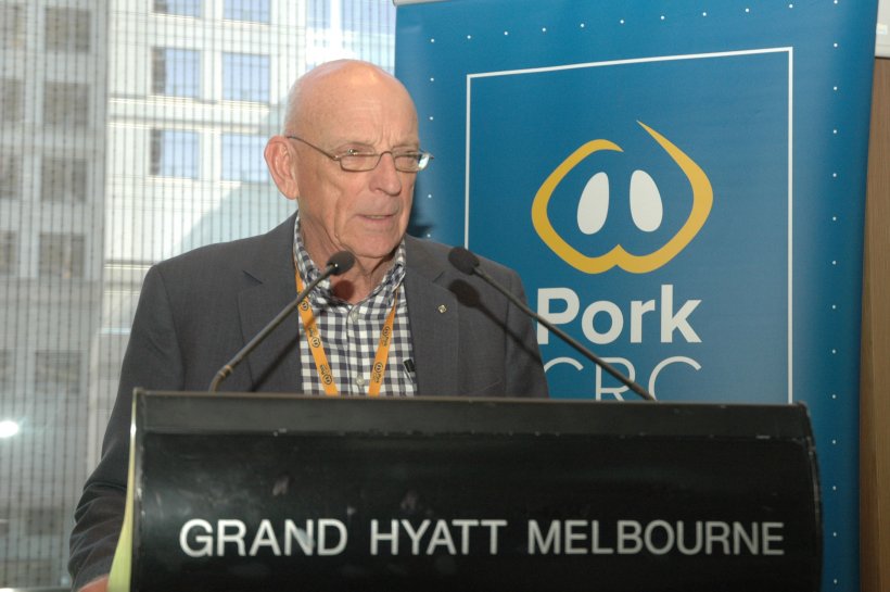 Pork CRC Chairman Dennis Mutton delivers Pork CRC’s 2016/17 results at its 2017 Stakeholders’ Day in Melbourne.