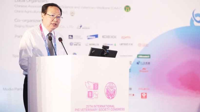 Zhongqiu Zhang, China's Chief Veterinary Officer.
