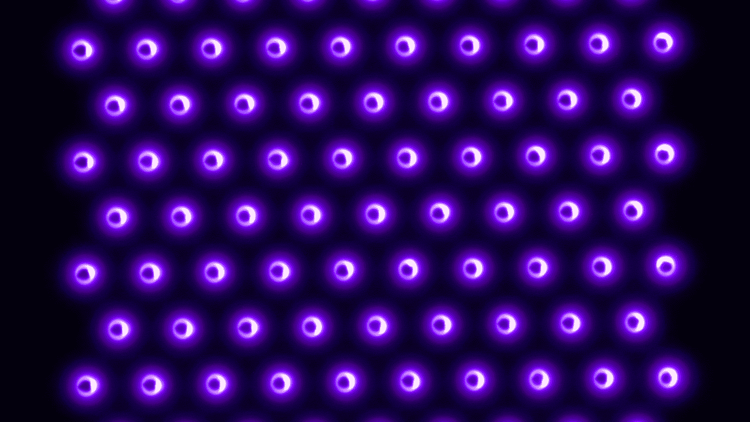 U of M researchers are testing the efficacy of various plasma sources, including a 2D integrated coaxial micro hollow dielectric barrier plasma discharge array. Plasma (purple) is produced inside the holes of the array, through which air is blown. This plasma source has been productively breaking down various viruses—the pathogens are inactivated when they come into contact with the air coming through the holes in the array.
