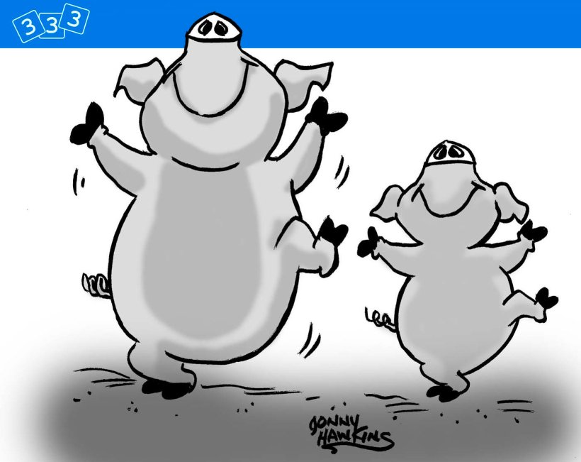 If you mix swing dancing with line dancing... you get SWINE DANCING!
