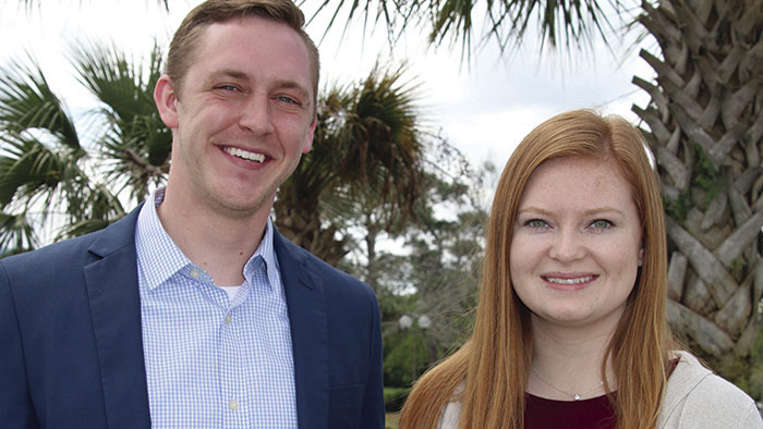 The $400 poster competition winners (L –R): Jacob Baker, Iowa State University; Amanda Anderson, Iowa State University