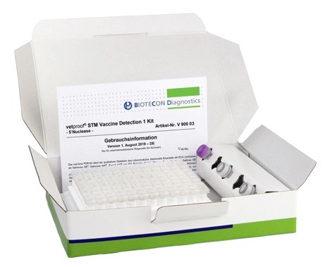 The new diagnostic kit developed Biotecon Diagnostics in co-operation with Ceva
