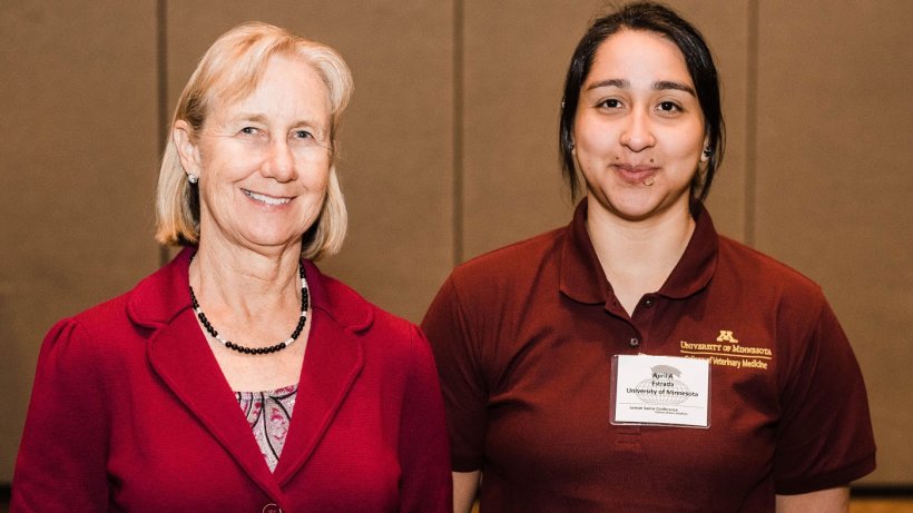 Dr. Connie Gebhart and her PhD student April Estrada
