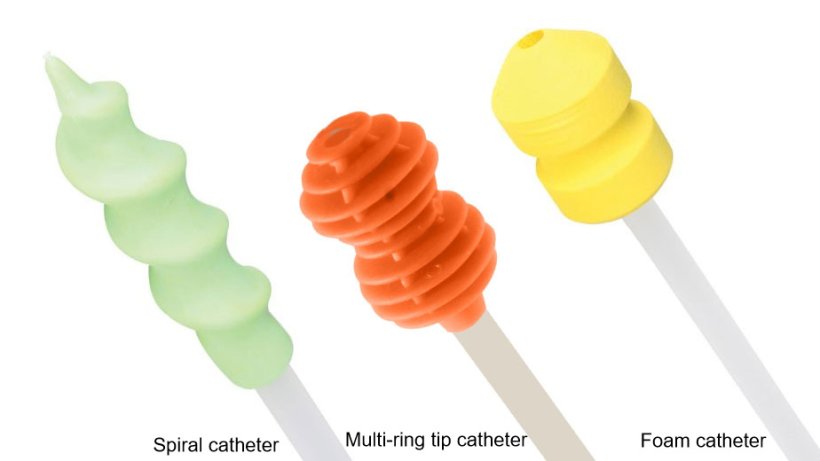 Photo&nbsp;2. There are different kinds of catheters on the market. The protocol for cervix placement is different depending on the catheter. It is important to adjust accordingly.
