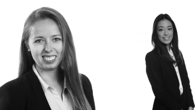 Katja Glauser (left) and Christine Hsu (right)