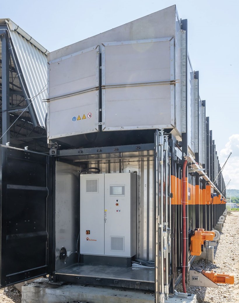 Control cabinet for fully automatic control