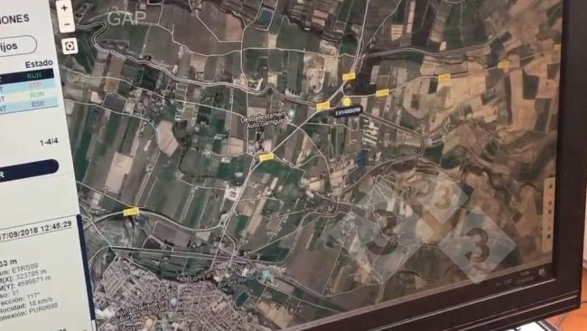 Figure 1. Monitoring and control of farm collection, transport, and agricultural application logistics using geographic information systems. Photo courtesy of GAP (Gestió Agroramadera de Ponent SCCL).