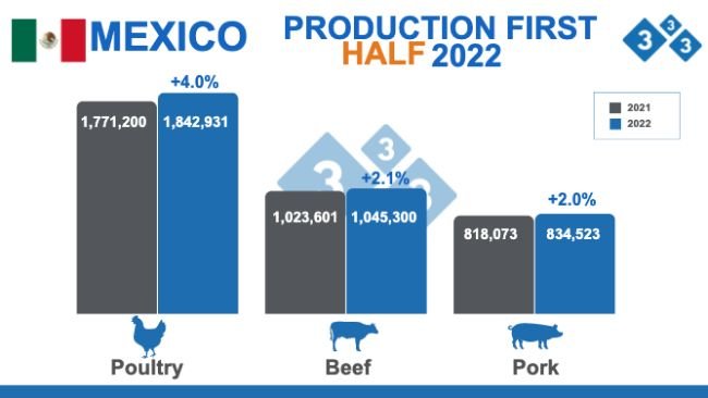 Source: SIAP. Calculations by the Department of Economics and Market Intelligence of 333 Latin America. Figures in tons.
