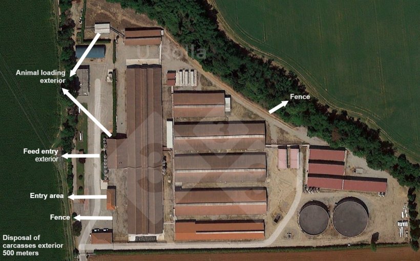 Figure&nbsp;1. Aerial view of sow farm.
