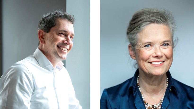 Stefan Bulthuis (left) and Margret Kleinsman (right).