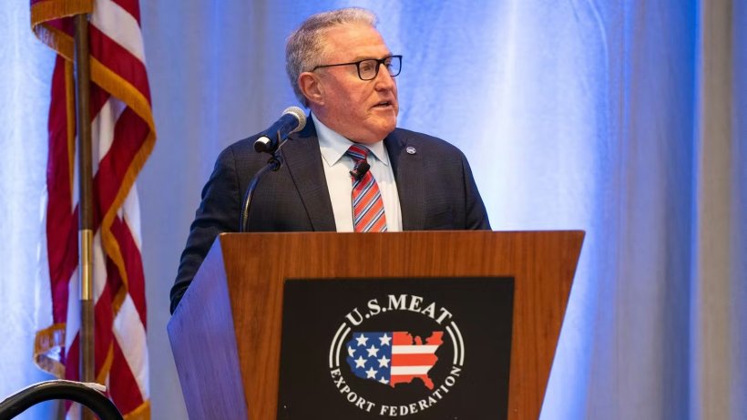 USMEF President and CEO Dan Halstrom updates members on export results and trade obstacles