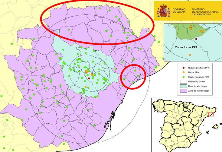 Figure&nbsp;3: Checkpoints in fenced areas of the core zone and in Collserola Natural Park.
