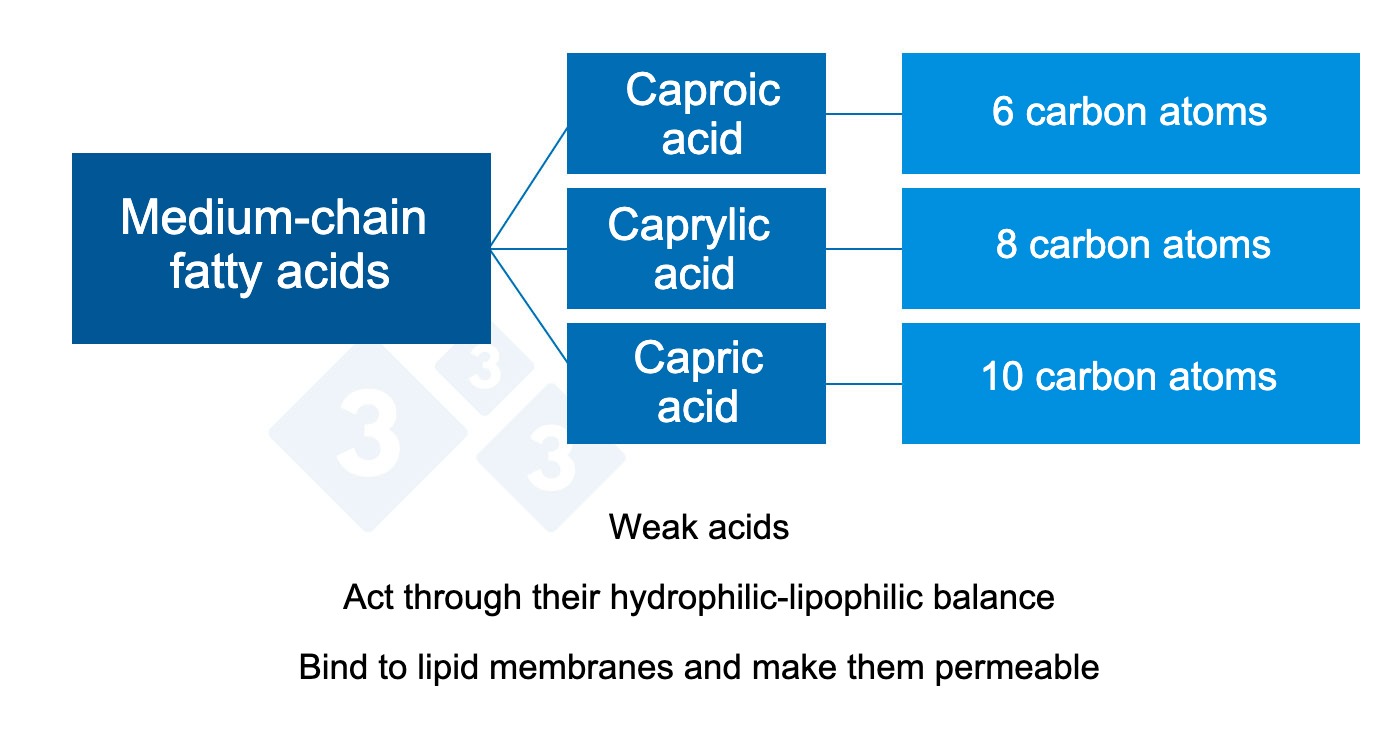 <p>Figure 2.&nbsp;Medium-chain organic acids.</p>
