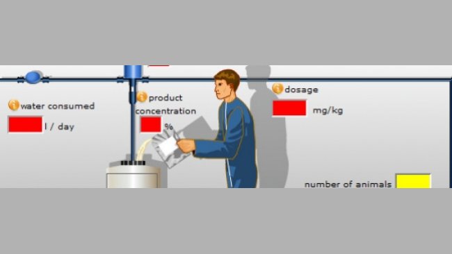 Water medication calculator