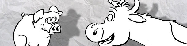 Cow and Pig