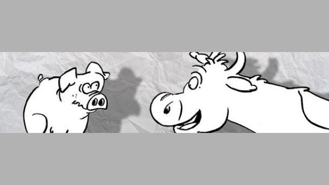 Cow and Pig