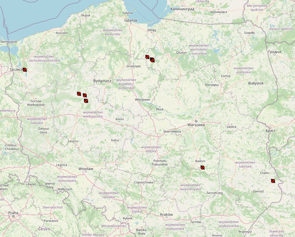 Polska: ogniska ASF u świń w pierwszej połowie 2024r. - Najnowsze ...