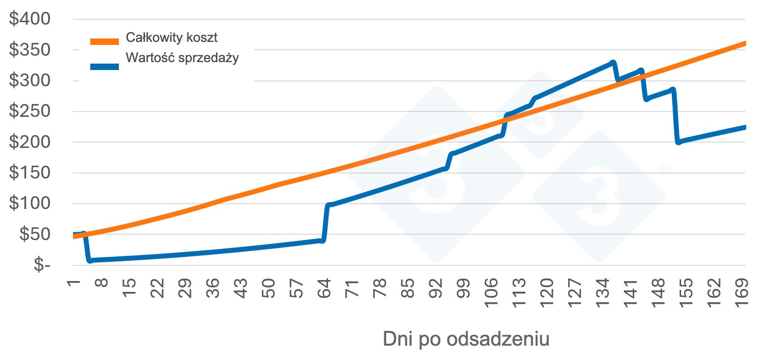 <p>Rysunek 1. Nałóż krzywą wartości tucznika.</p>