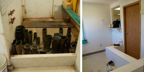 Separa&ccedil;&atilde;o de zonas dentro de uma explora&ccedil;&atilde;o